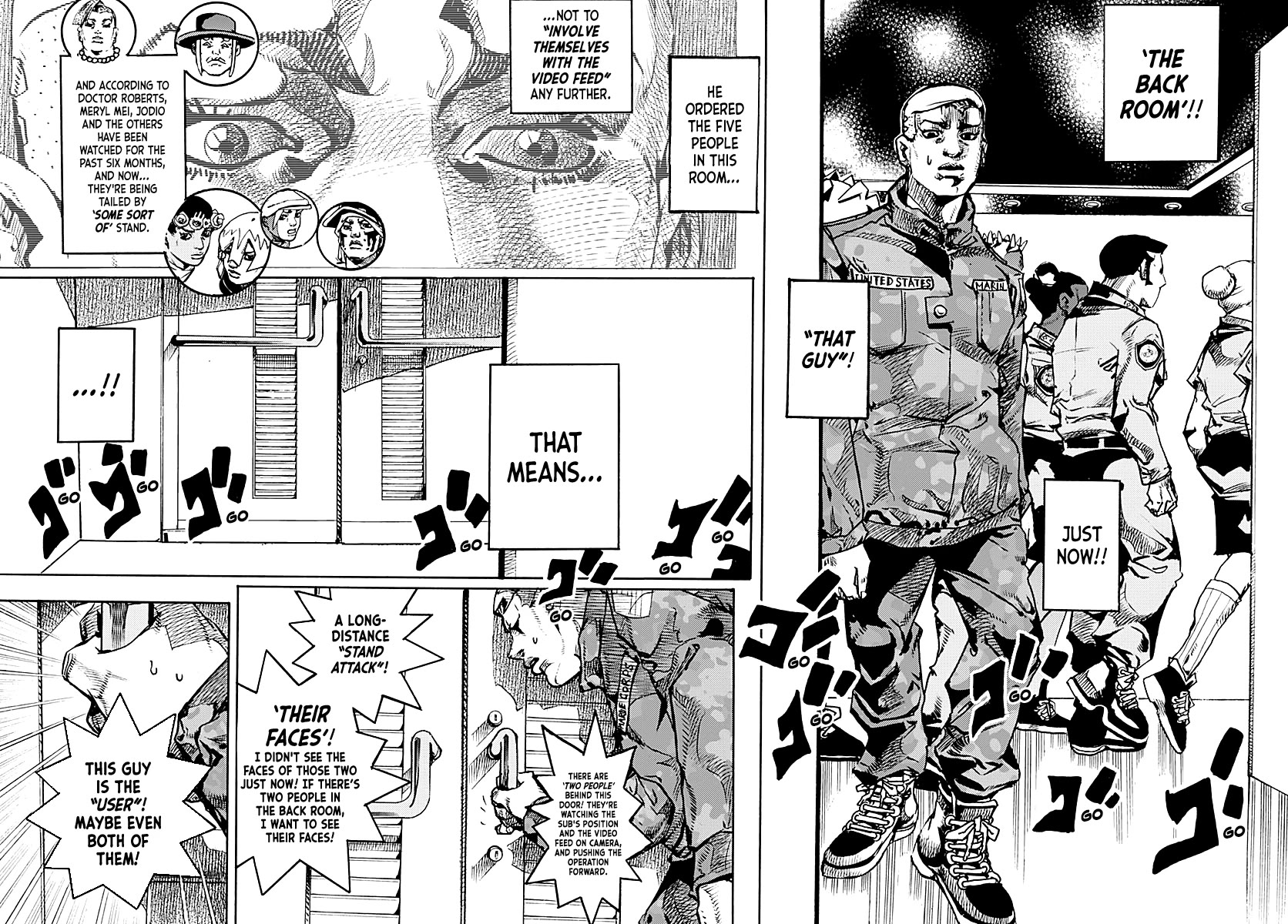 JoJo's Bizarre Adventure Part 9 - The JOJOLands Chapter 41 page 5 - Chapter 41: Underwater to the Island of Hawaii Part 3