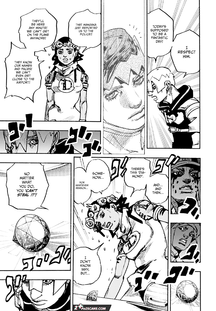 JoJo's Bizarre Adventure Part 9 - The JOJOLands Chapter 5 page 19 - Chapter 5: November Rain