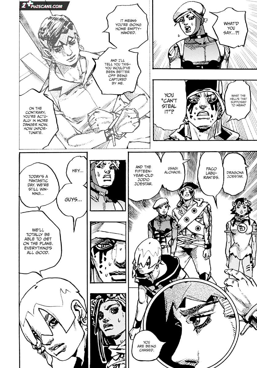 JoJo's Bizarre Adventure Part 9 - The JOJOLands Chapter 5 page 20 - Chapter 5: November Rain