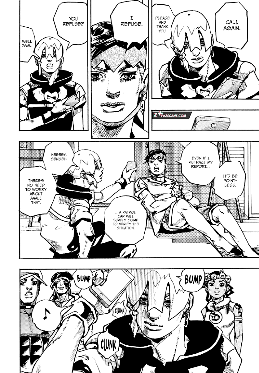 JoJo's Bizarre Adventure Part 9 - The JOJOLands Chapter 5 page 22 - Chapter 5: November Rain