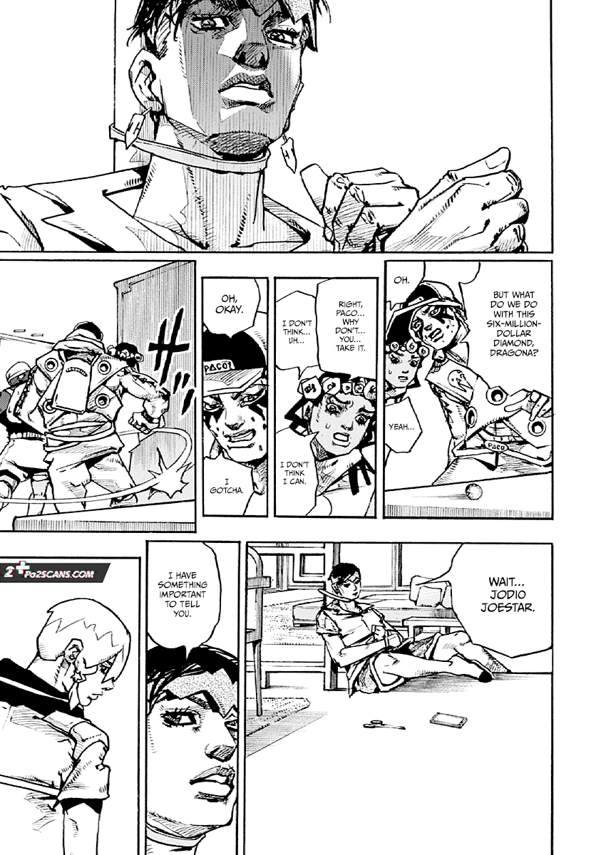 JoJo's Bizarre Adventure Part 9 - The JOJOLands Chapter 5 page 33 - Chapter 5: November Rain
