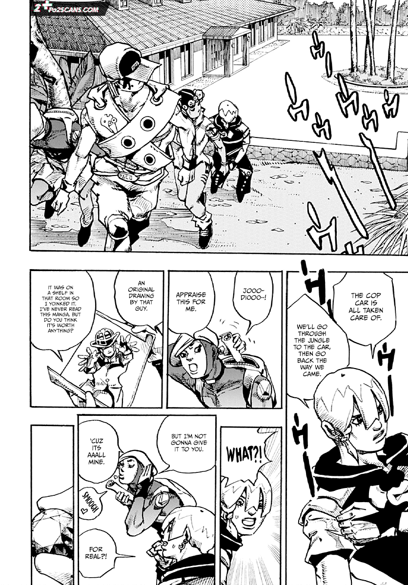 JoJo's Bizarre Adventure Part 9 - The JOJOLands Chapter 5 page 38 - Chapter 5: November Rain