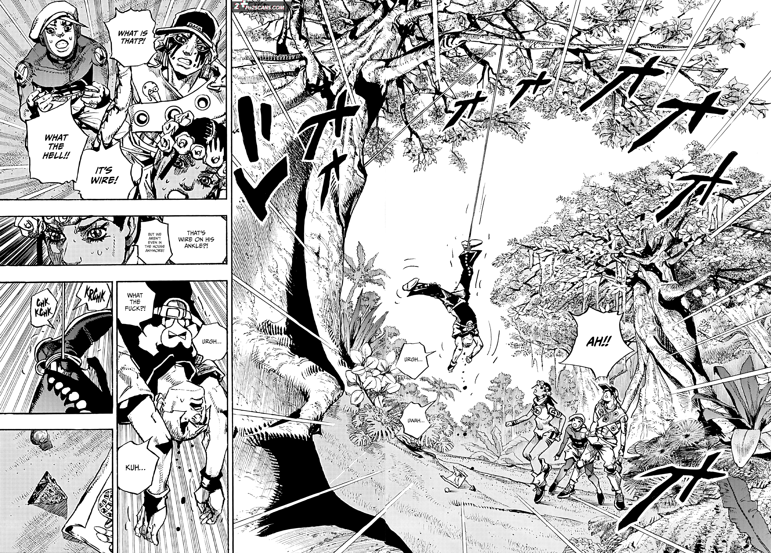 JoJo's Bizarre Adventure Part 9 - The JOJOLands Chapter 6 page 13 - Chapter 6: Battle In The Jungle