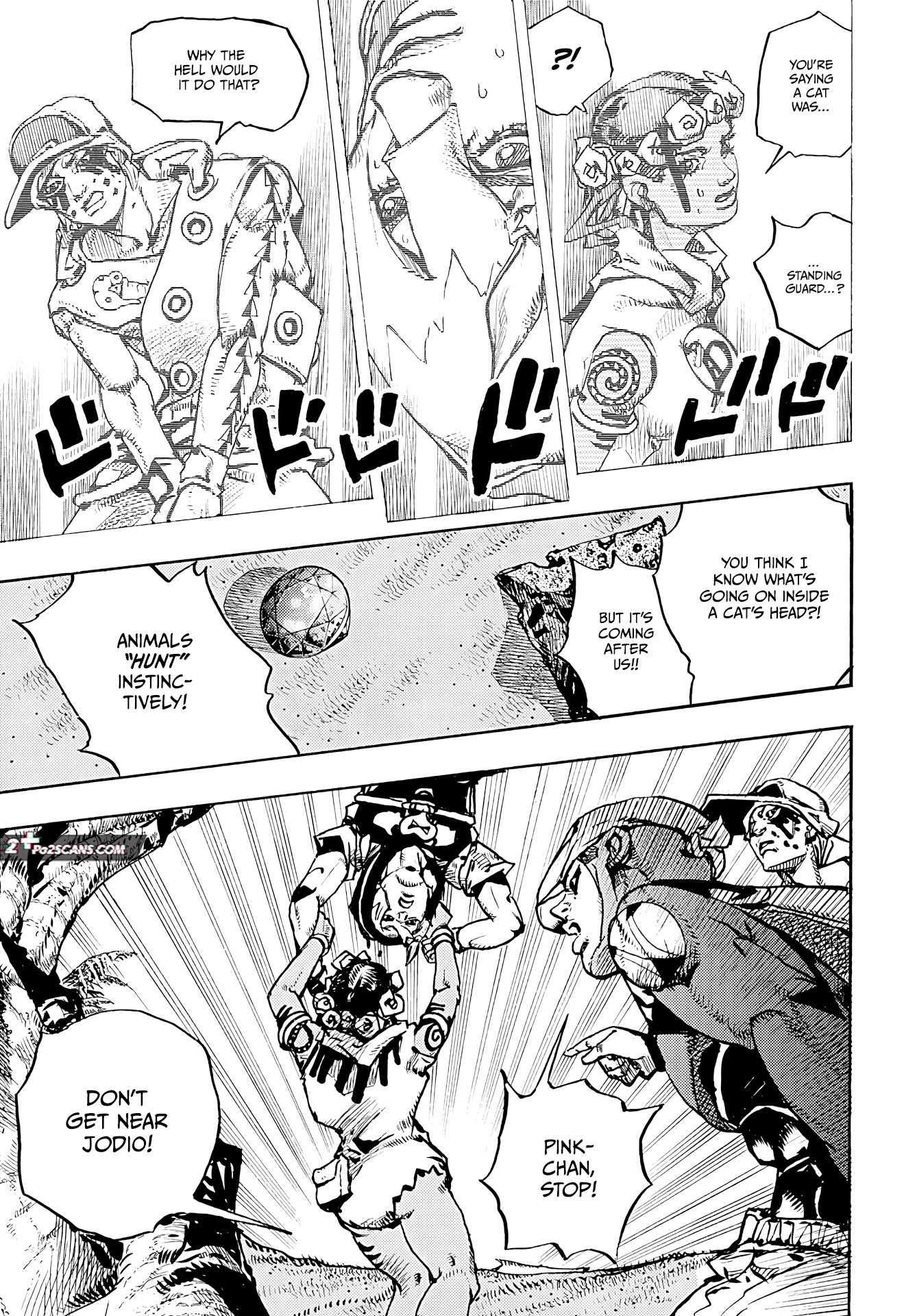 JoJo's Bizarre Adventure Part 9 - The JOJOLands Chapter 6 page 17 - Chapter 6: Battle In The Jungle