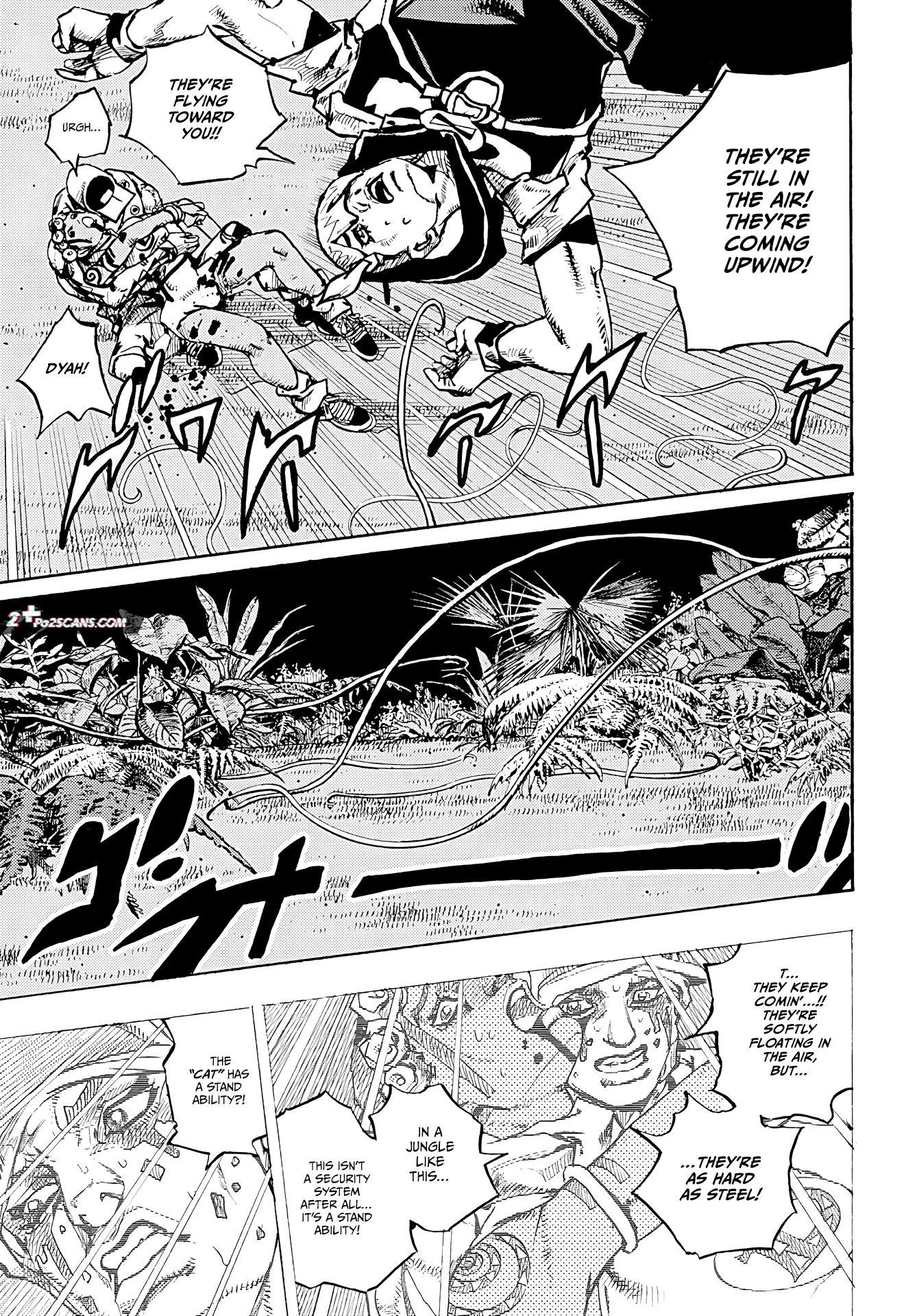 JoJo's Bizarre Adventure Part 9 - The JOJOLands Chapter 6 page 21 - Chapter 6: Battle In The Jungle