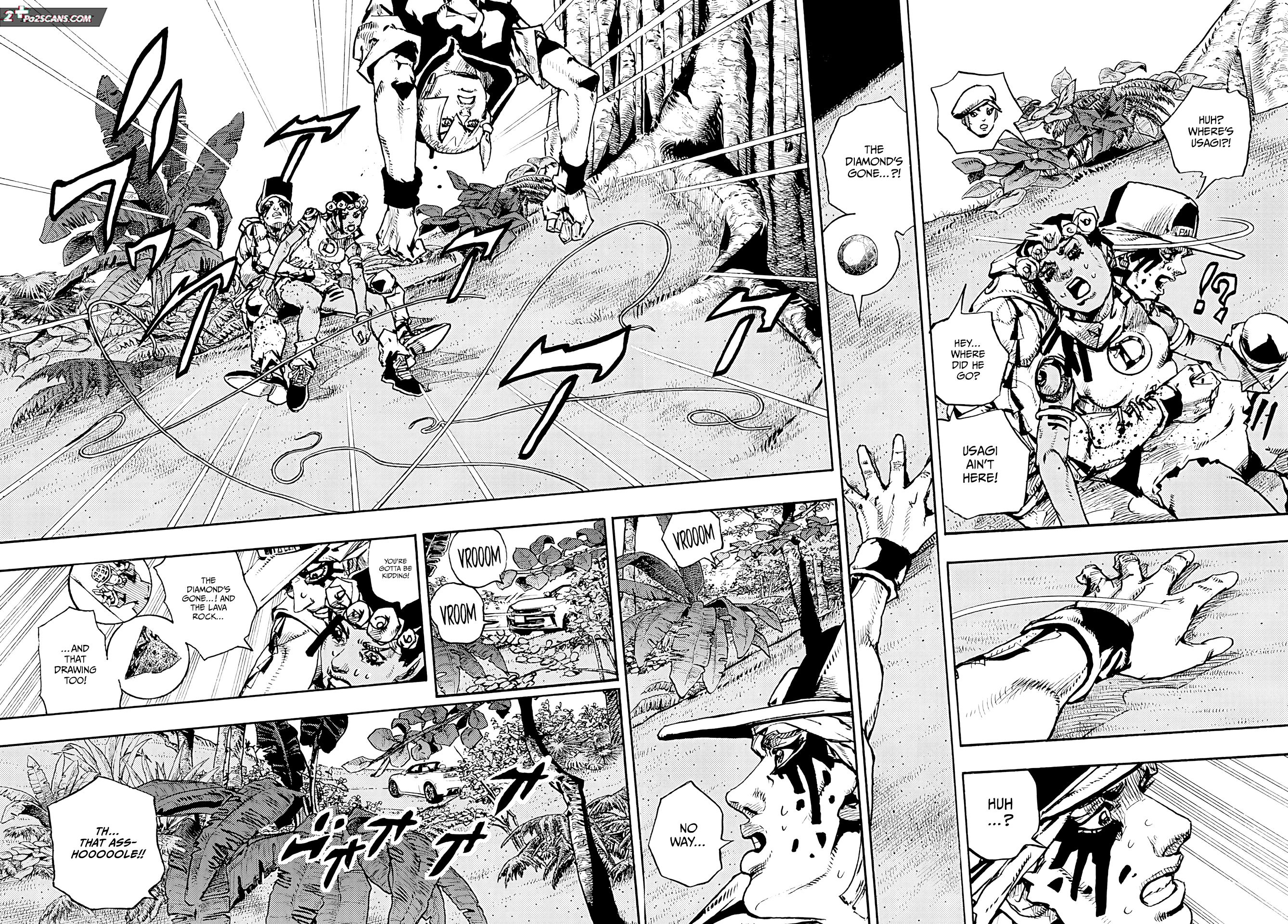 JoJo's Bizarre Adventure Part 9 - The JOJOLands Chapter 6 page 22 - Chapter 6: Battle In The Jungle