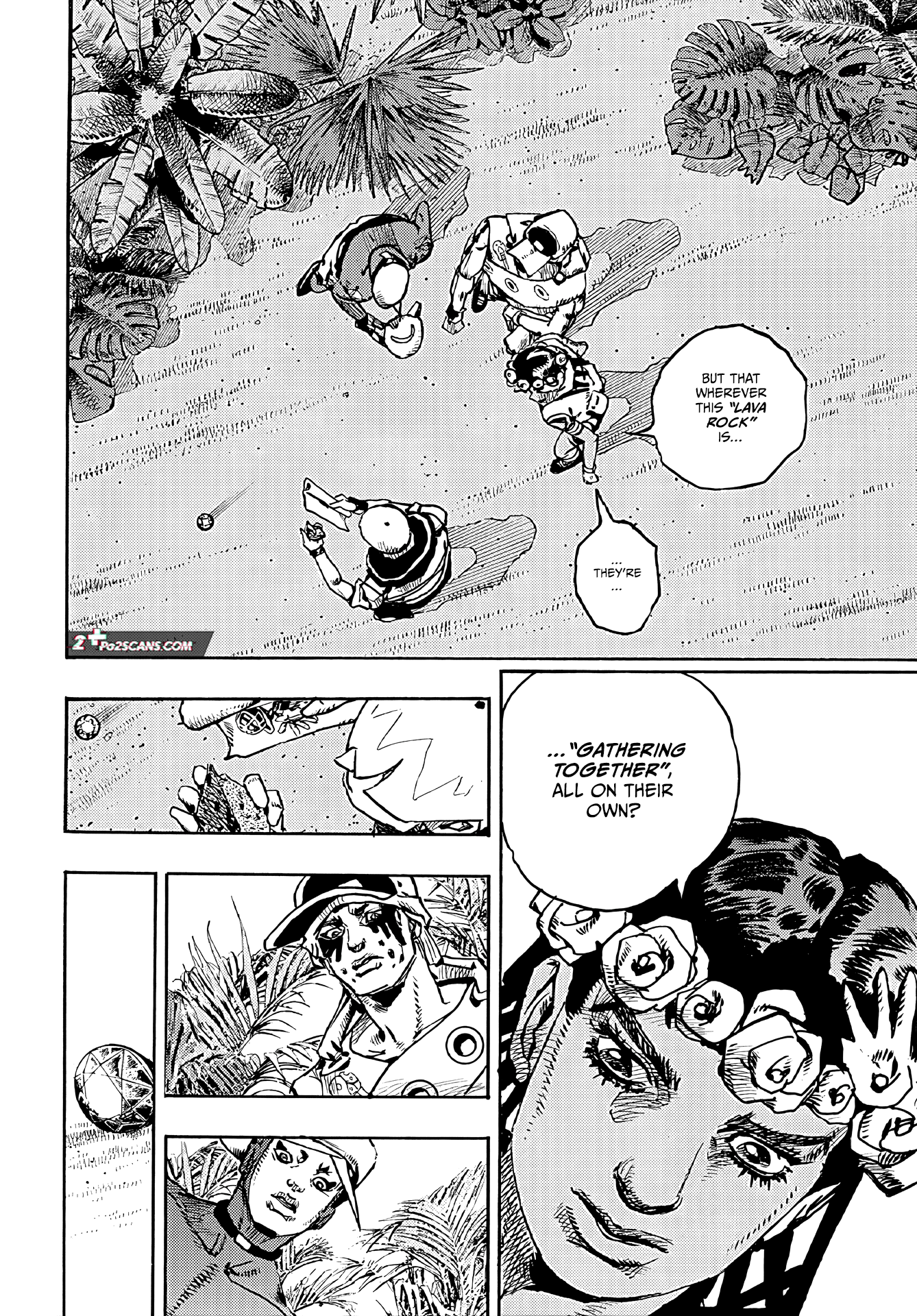 JoJo's Bizarre Adventure Part 9 - The JOJOLands Chapter 6 page 8 - Chapter 6: Battle In The Jungle