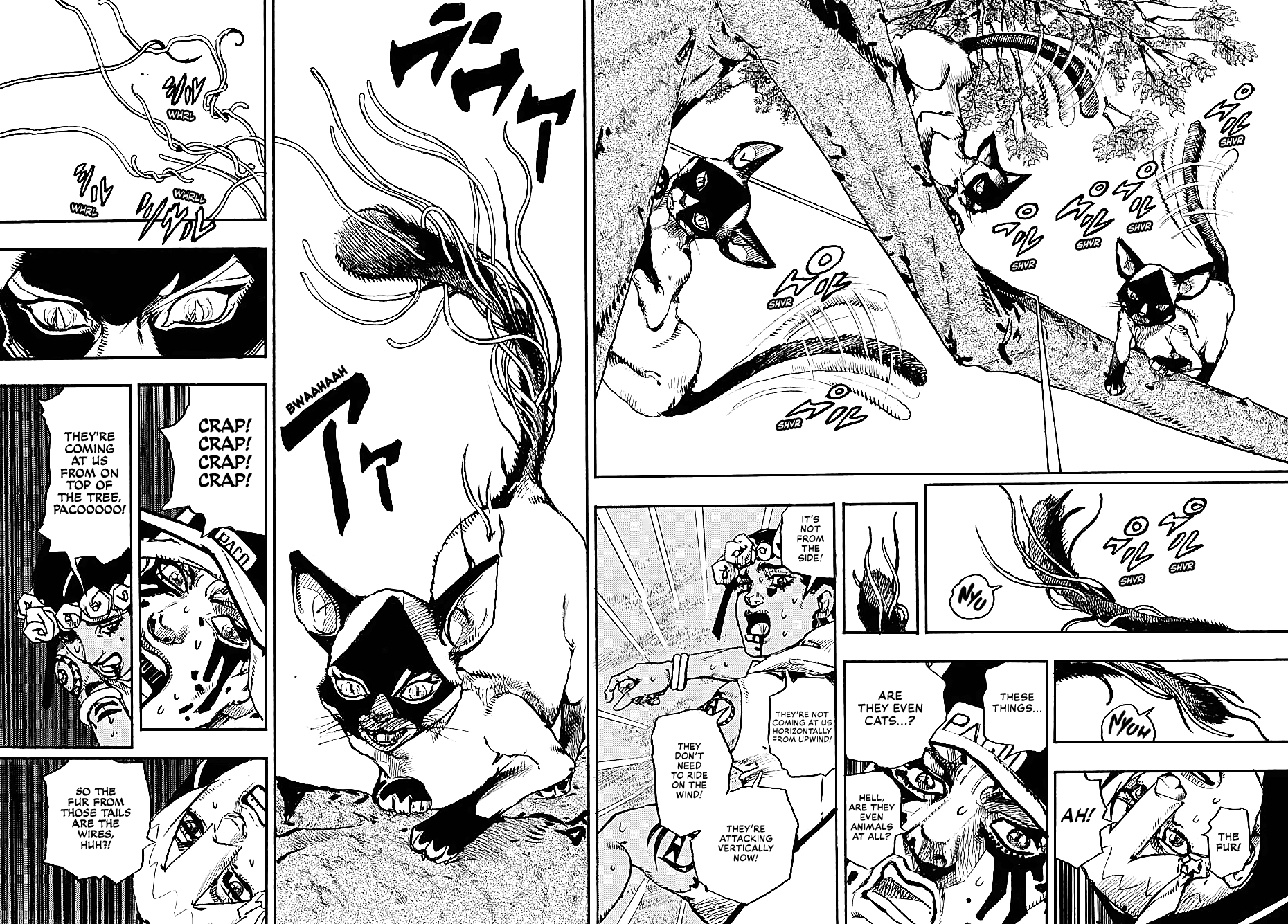 JoJo's Bizarre Adventure Part 9 - The JOJOLands Chapter 7 page 12 - Chapter 7: Jungle Warfare Part 2
