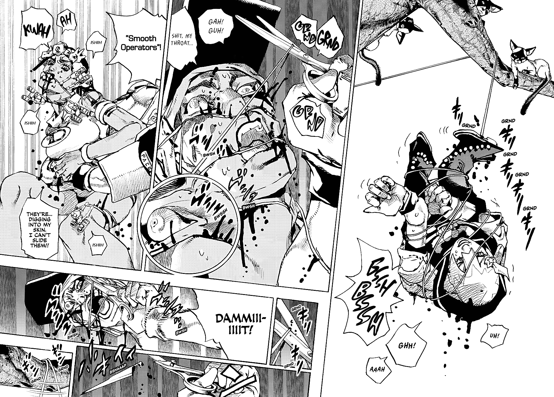 JoJo's Bizarre Adventure Part 9 - The JOJOLands Chapter 7 page 14 - Chapter 7: Jungle Warfare Part 2