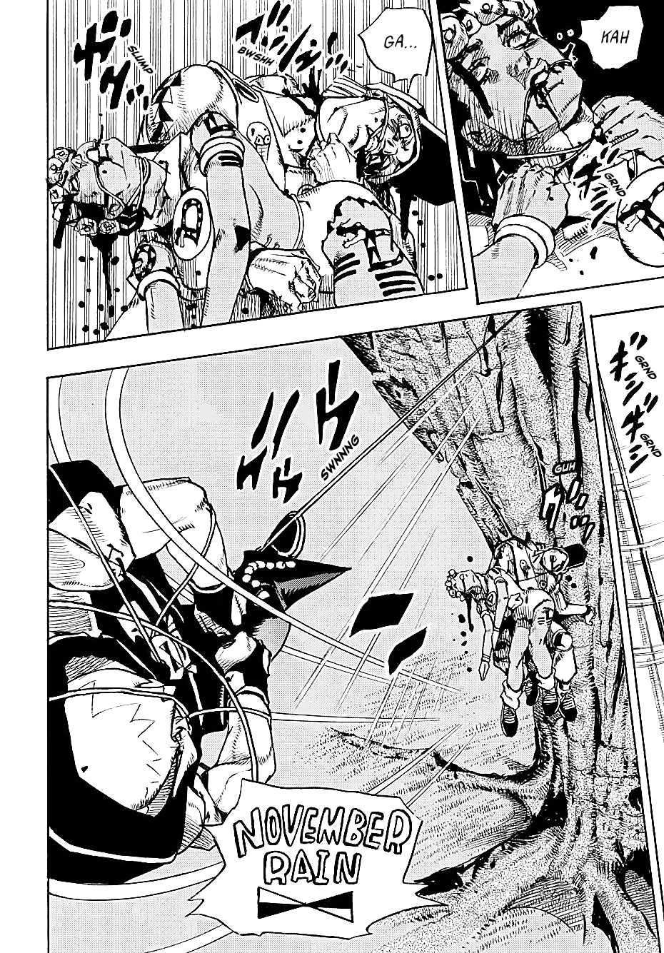 JoJo's Bizarre Adventure Part 9 - The JOJOLands Chapter 7 page 15 - Chapter 7: Jungle Warfare Part 2