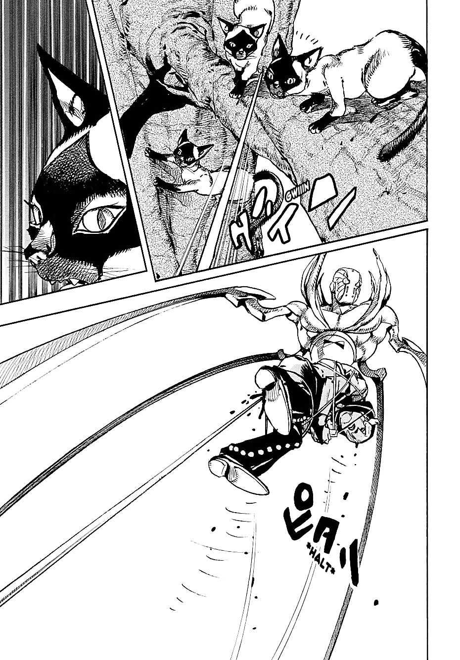 JoJo's Bizarre Adventure Part 9 - The JOJOLands Chapter 7 page 16 - Chapter 7: Jungle Warfare Part 2