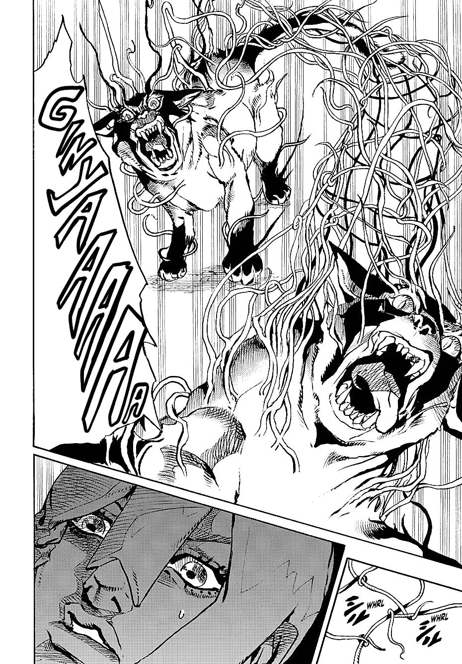 JoJo's Bizarre Adventure Part 9 - The JOJOLands Chapter 7 page 19 - Chapter 7: Jungle Warfare Part 2