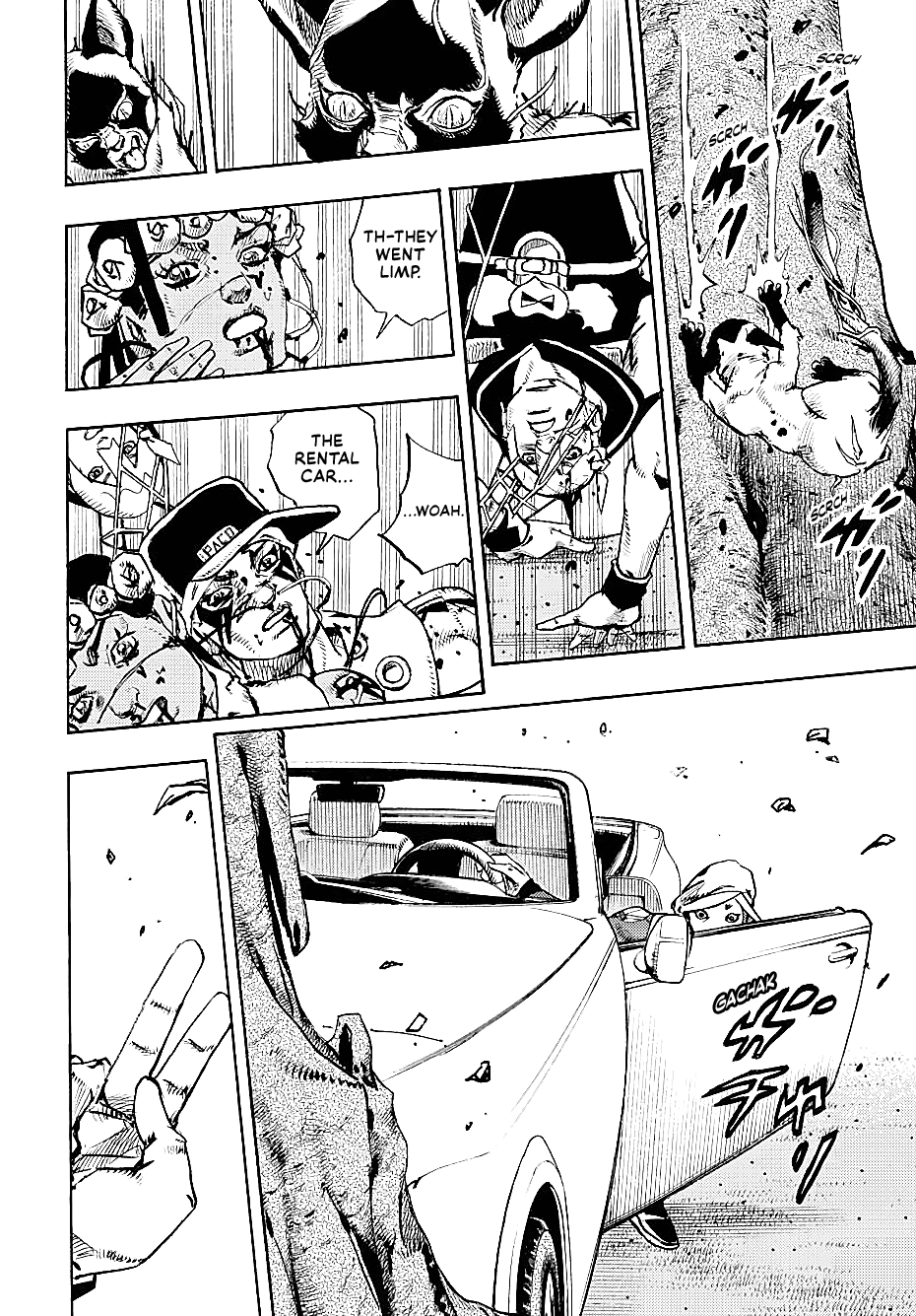 JoJo's Bizarre Adventure Part 9 - The JOJOLands Chapter 7 page 24 - Chapter 7: Jungle Warfare Part 2