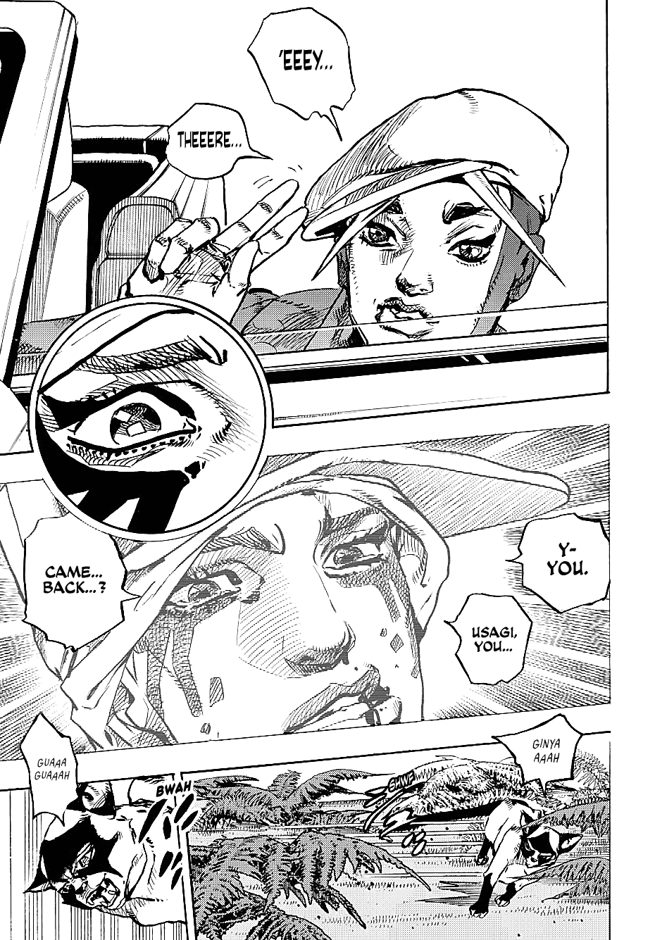 JoJo's Bizarre Adventure Part 9 - The JOJOLands Chapter 7 page 25 - Chapter 7: Jungle Warfare Part 2