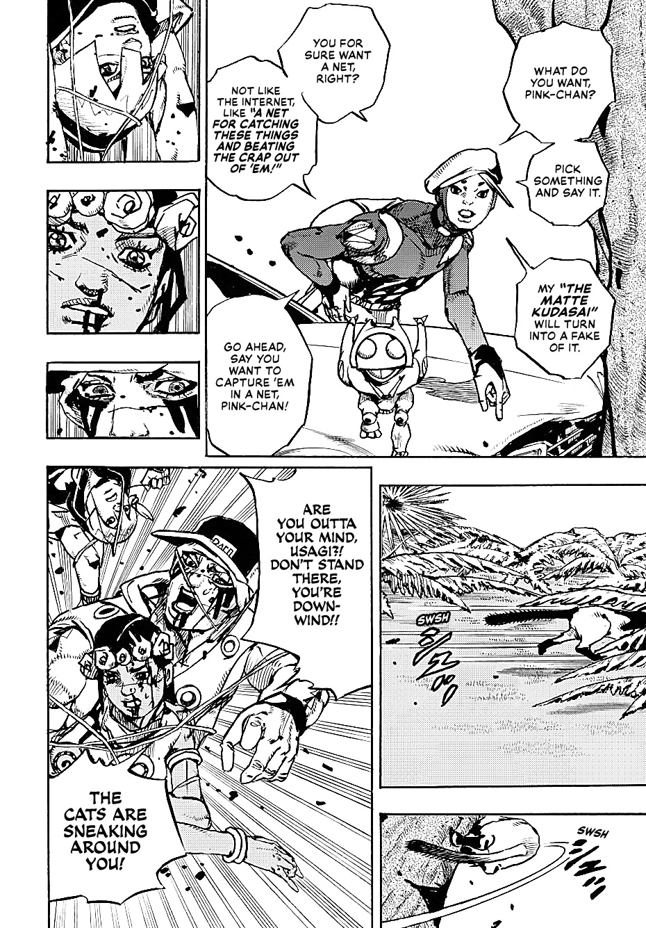 JoJo's Bizarre Adventure Part 9 - The JOJOLands Chapter 7 page 26 - Chapter 7: Jungle Warfare Part 2