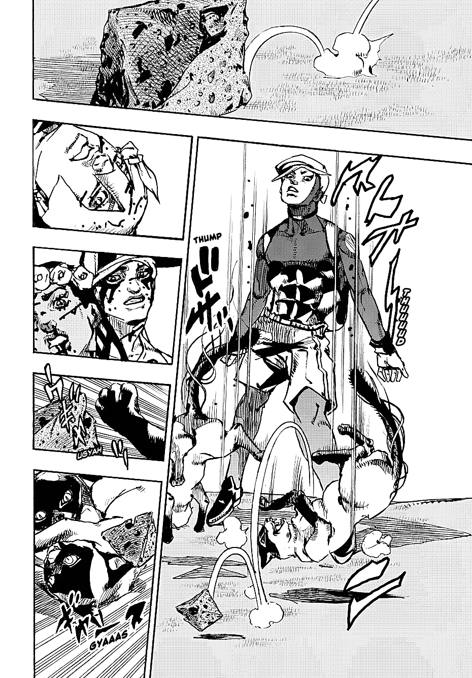 JoJo's Bizarre Adventure Part 9 - The JOJOLands Chapter 7 page 33 - Chapter 7: Jungle Warfare Part 2