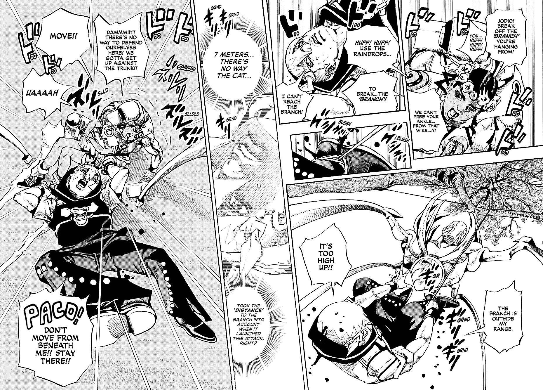 JoJo's Bizarre Adventure Part 9 - The JOJOLands Chapter 7 page 6 - Chapter 7: Jungle Warfare Part 2
