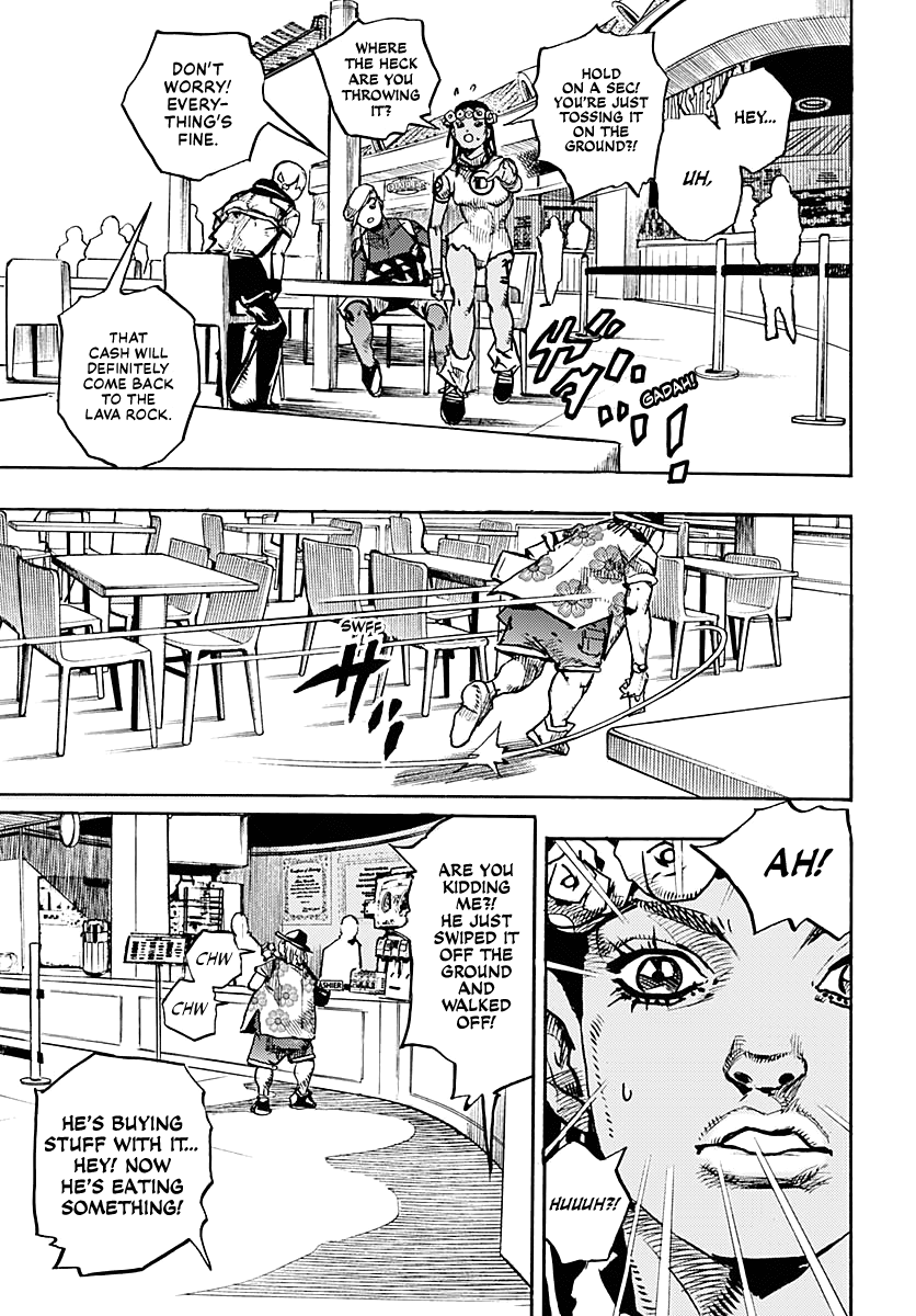 JoJo's Bizarre Adventure Part 9 - The JOJOLands Chapter 8 page 10 - Chapter 8: Let's Go Look at Luxury Watches