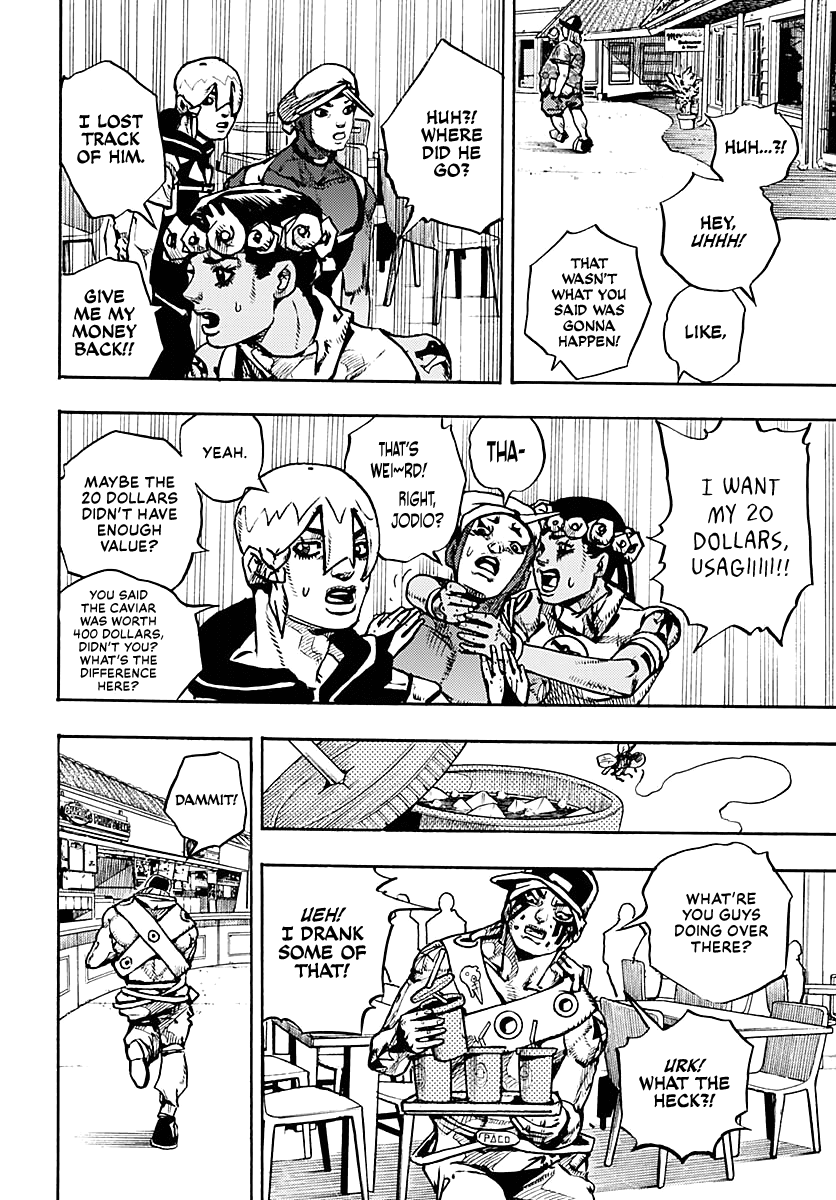 JoJo's Bizarre Adventure Part 9 - The JOJOLands Chapter 8 page 11 - Chapter 8: Let's Go Look at Luxury Watches