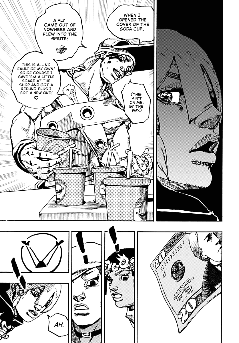 JoJo's Bizarre Adventure Part 9 - The JOJOLands Chapter 8 page 12 - Chapter 8: Let's Go Look at Luxury Watches