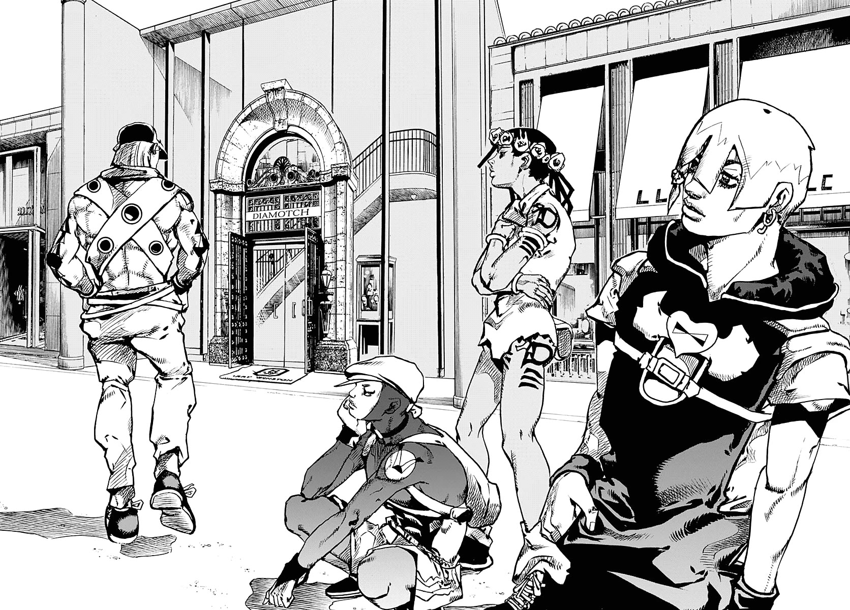 JoJo's Bizarre Adventure Part 9 - The JOJOLands Chapter 8 page 17 - Chapter 8: Let's Go Look at Luxury Watches
