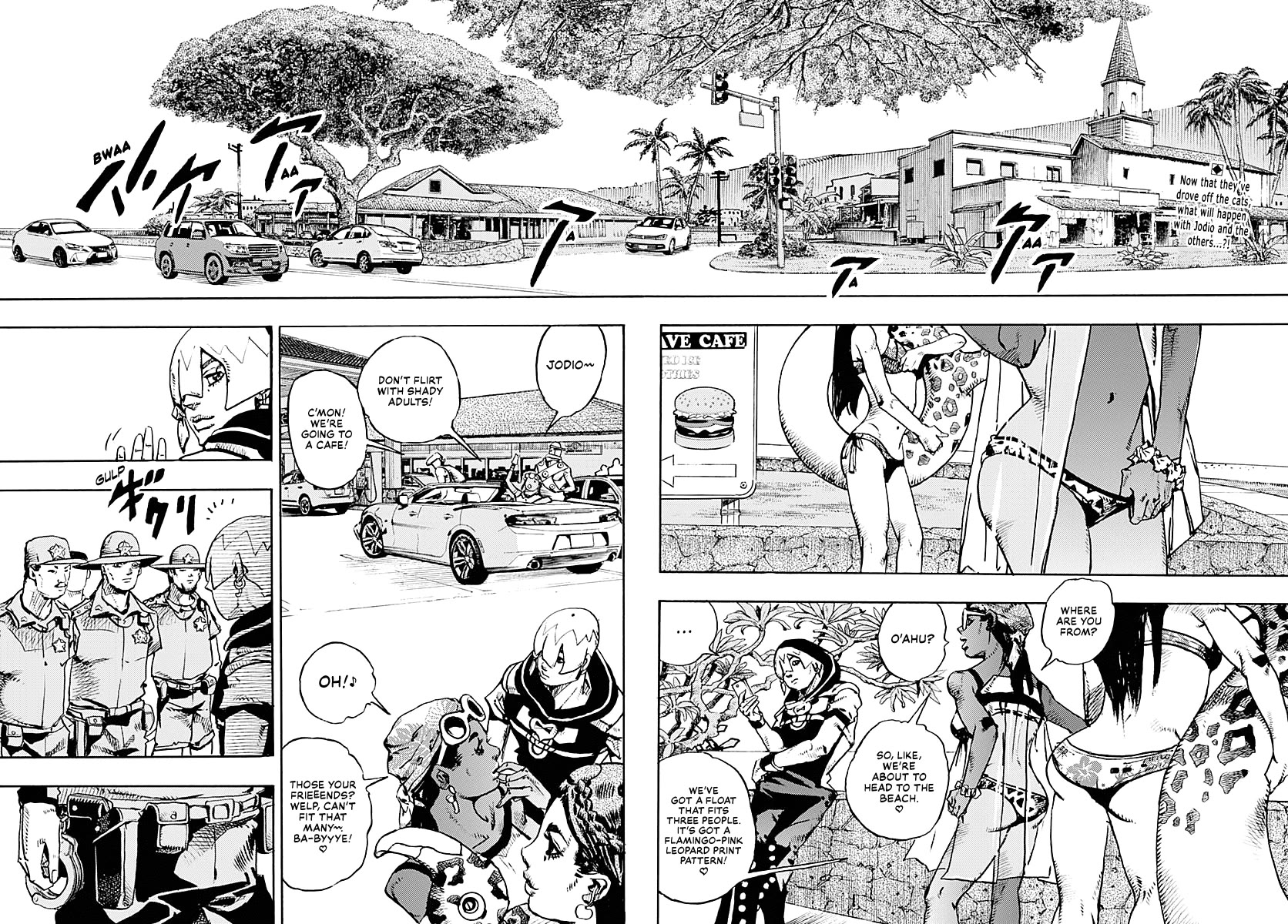 JoJo's Bizarre Adventure Part 9 - The JOJOLands Chapter 8 page 2 - Chapter 8: Let's Go Look at Luxury Watches
