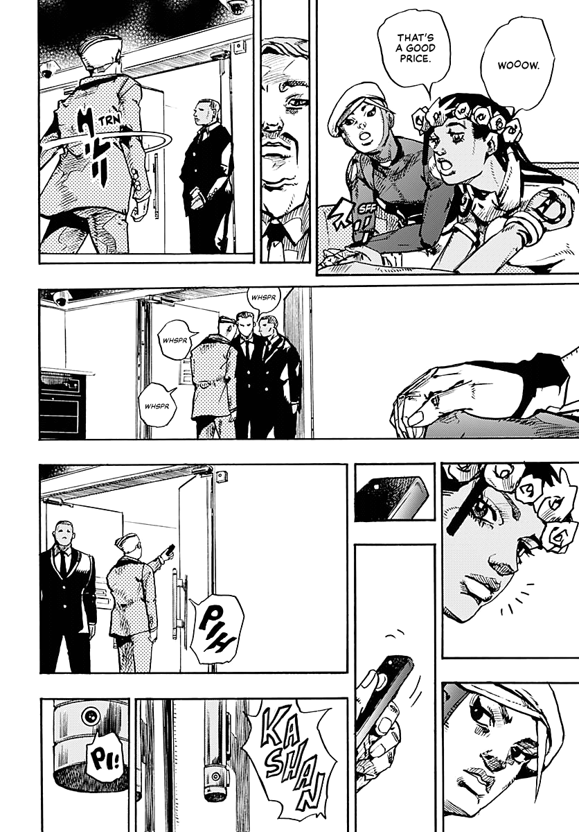 JoJo's Bizarre Adventure Part 9 - The JOJOLands Chapter 8 page 28 - Chapter 8: Let's Go Look at Luxury Watches