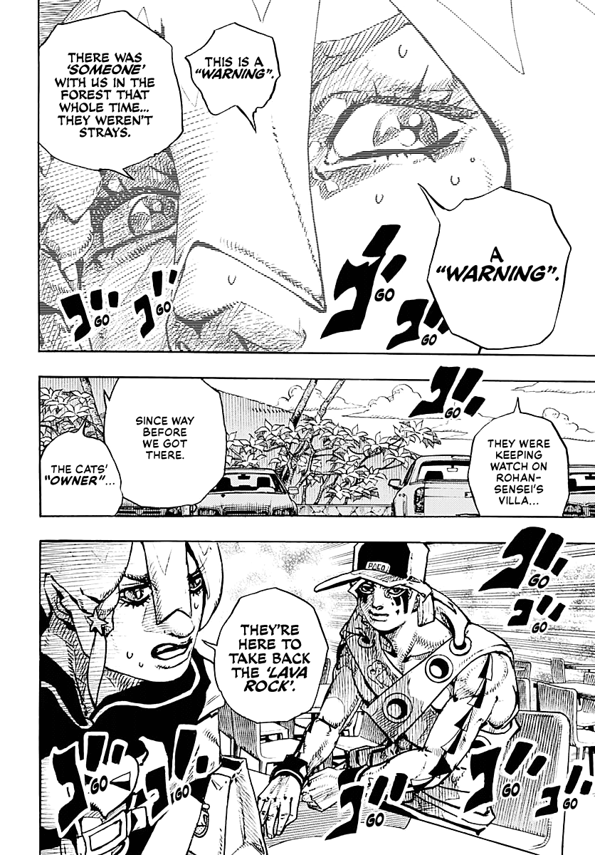JoJo's Bizarre Adventure Part 9 - The JOJOLands Chapter 8 page 34 - Chapter 8: Let's Go Look at Luxury Watches