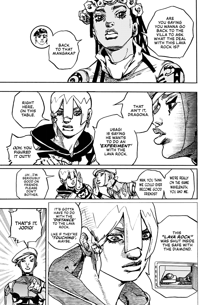 JoJo's Bizarre Adventure Part 9 - The JOJOLands Chapter 8 page 8 - Chapter 8: Let's Go Look at Luxury Watches