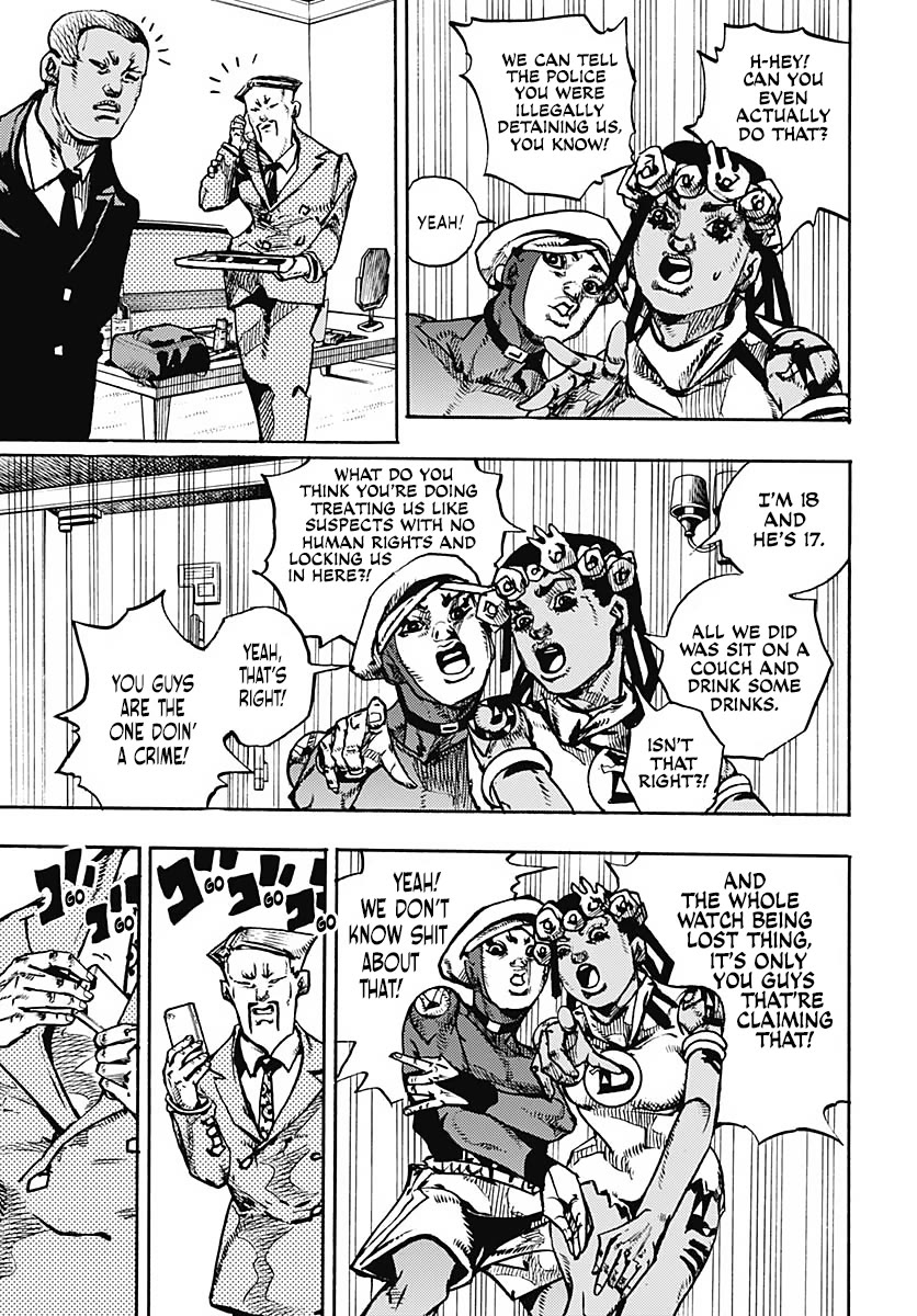 JoJo's Bizarre Adventure Part 9 - The JOJOLands Chapter 9 page 16 - Chapter 9: The Owner of the Lava Rock