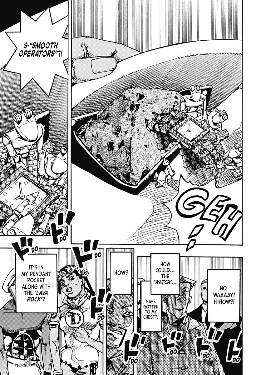 JoJo's Bizarre Adventure Part 9 - The JOJOLands Chapter 9 page 24 - Chapter 9: The Owner of the Lava Rock