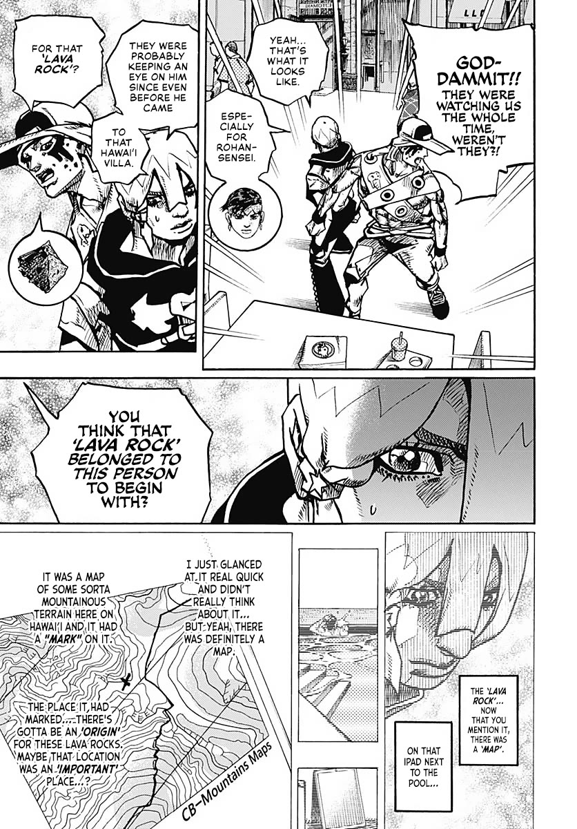 JoJo's Bizarre Adventure Part 9 - The JOJOLands Chapter 9 page 6 - Chapter 9: The Owner of the Lava Rock