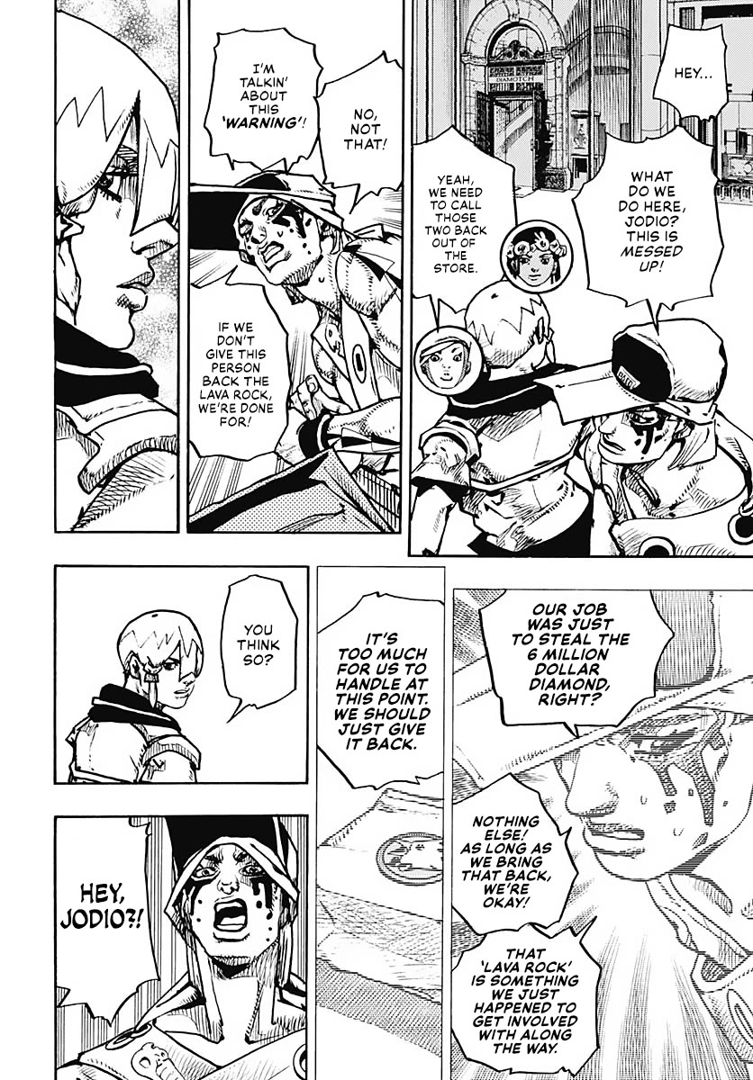 JoJo's Bizarre Adventure Part 9 - The JOJOLands Chapter 9 page 7 - Chapter 9: The Owner of the Lava Rock