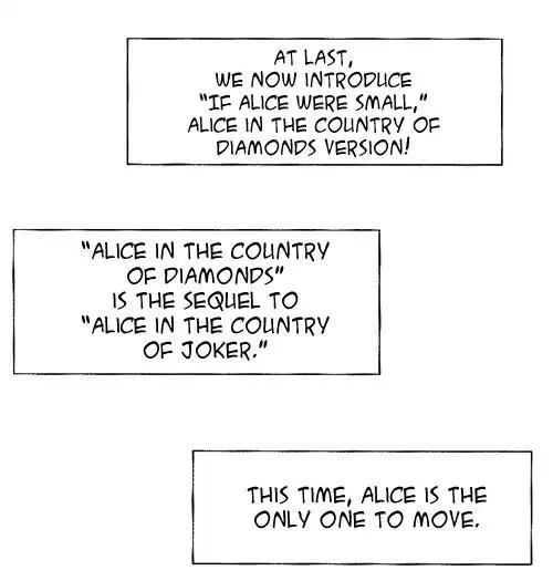 Joker no Kuni no Alice - Circus to Usotsuki Game Chapter 4 page 9 - Chapter 4: If Alice Was Small