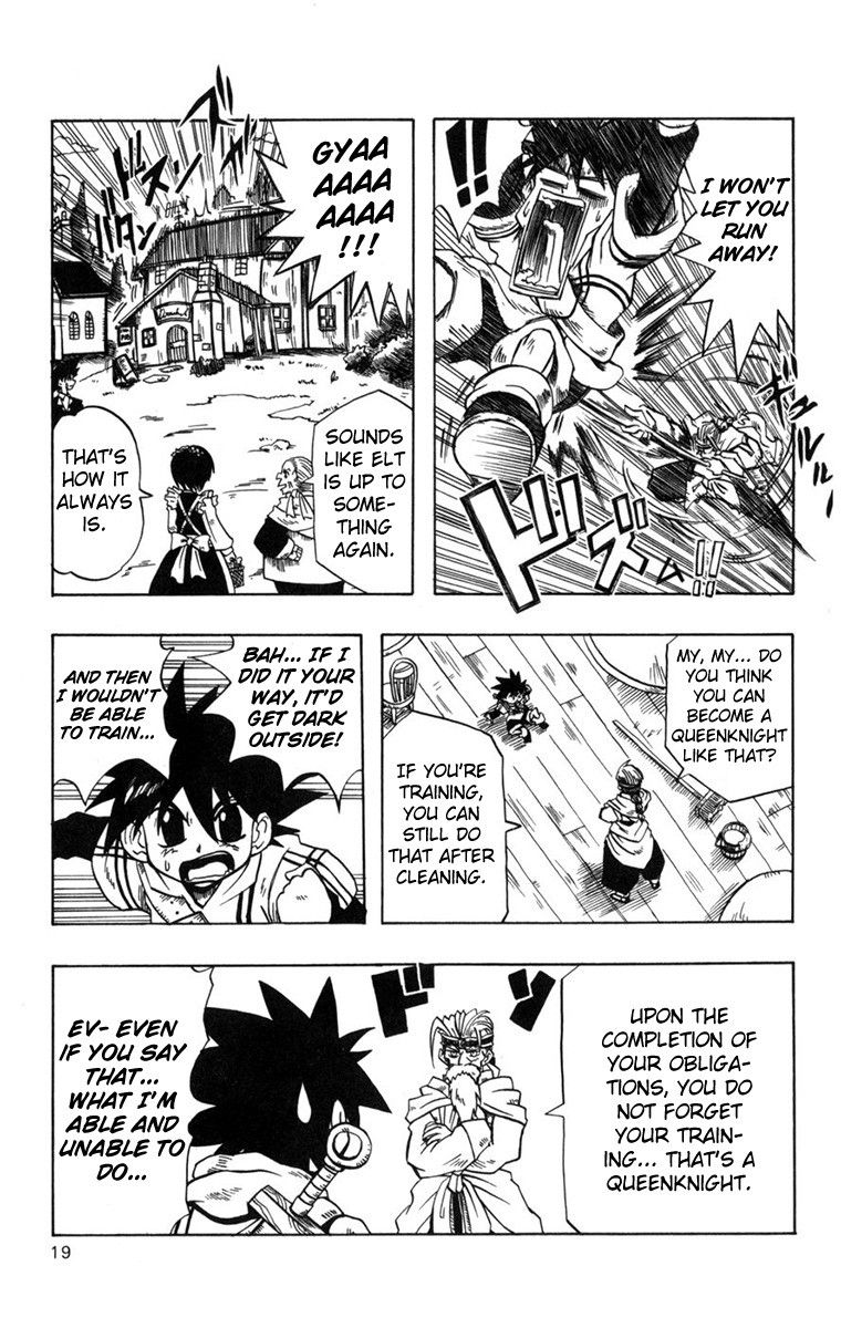 Joou Kishi Monogatari Chapter 1.2 page 18 - Chapter 1 v2 : Welcome To ~Saga of QueenKnight~
