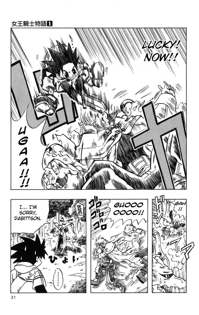 Joou Kishi Monogatari Chapter 1.2 page 30 - Chapter 1 v2 : Welcome To ~Saga of QueenKnight~