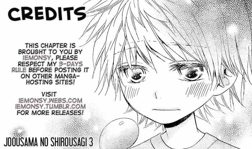 Joousama no Shirousagi Chapter 3 page 1 - Chapter 3