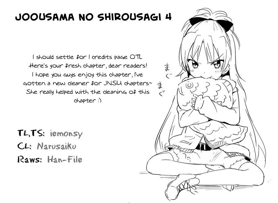 Joousama no Shirousagi Chapter 4 page 2 - Chapter 4