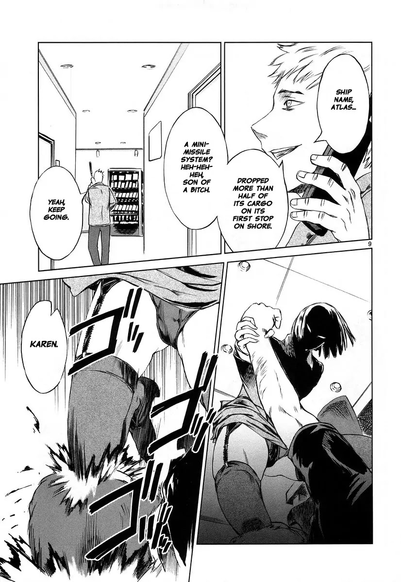 Jormungand Chapter 15 page 9 - Chapter 15: African Golden Butterflies phase.1