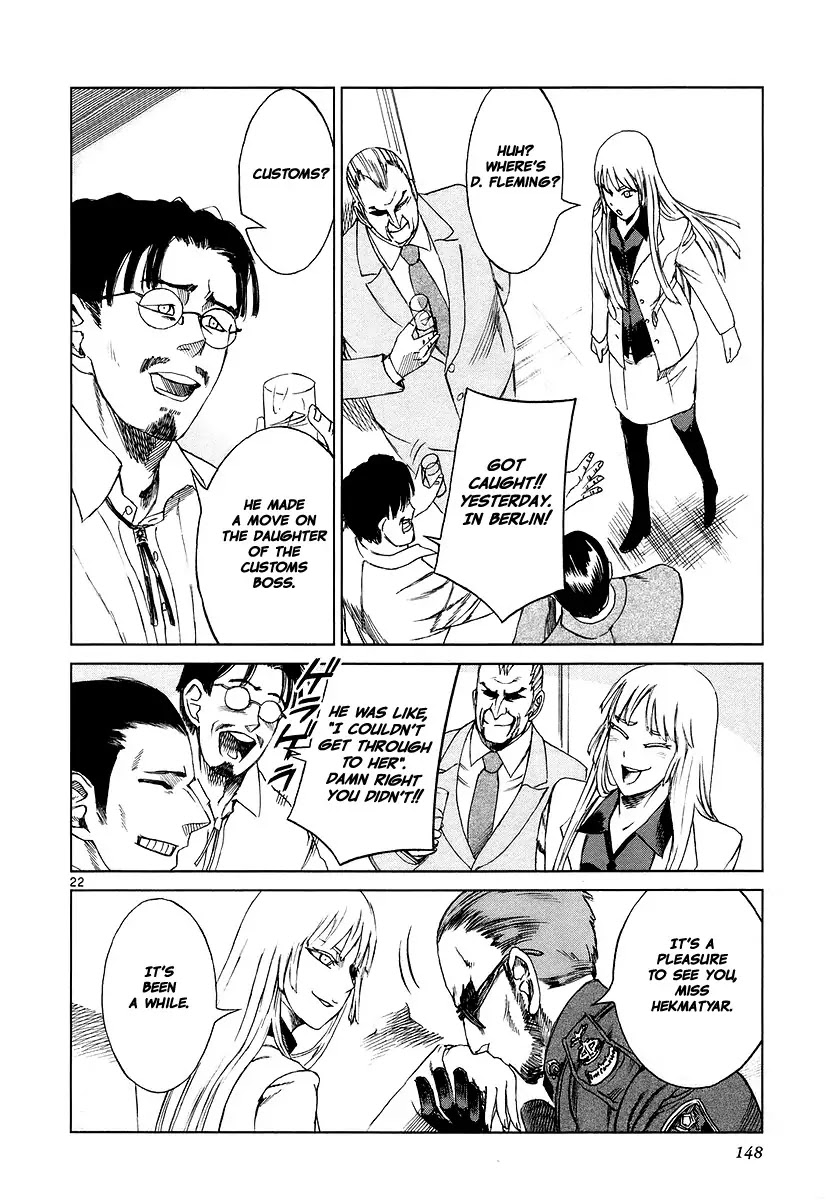 Jormungand Chapter 16 page 22 - Chapter 16: African Golden Butterflies phase.2