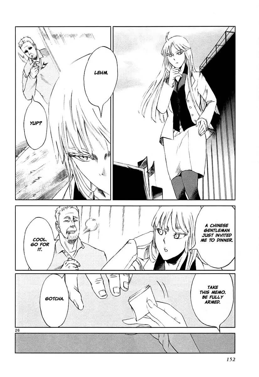 Jormungand Chapter 16 page 26 - Chapter 16: African Golden Butterflies phase.2