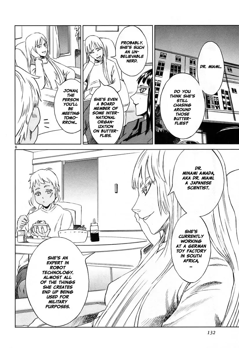 Jormungand Chapter 16 page 6 - Chapter 16: African Golden Butterflies phase.2