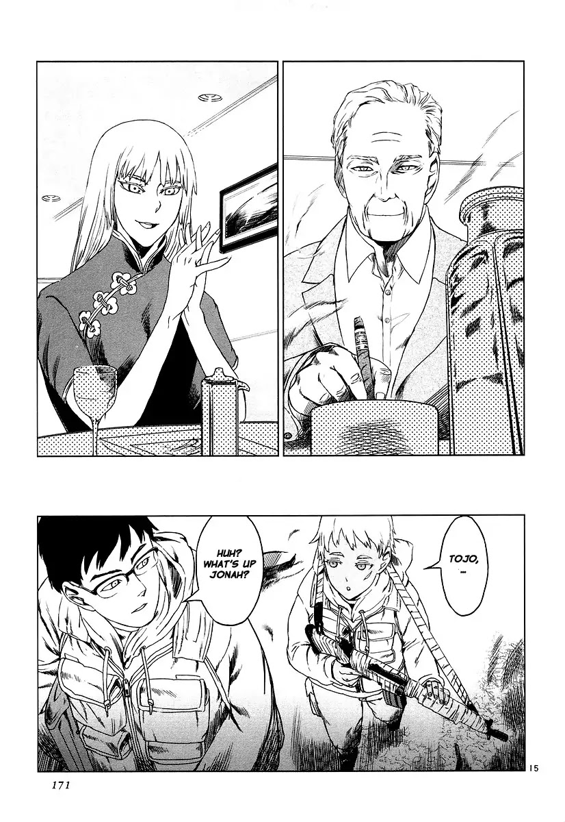 Jormungand Chapter 17 page 14 - Chapter 17: African Golden Butterflies phase.3