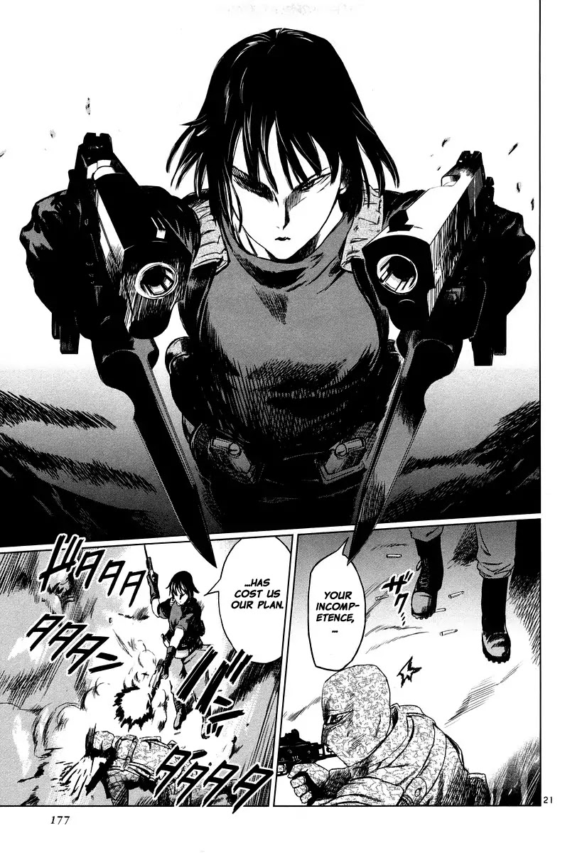 Jormungand Chapter 17 page 20 - Chapter 17: African Golden Butterflies phase.3