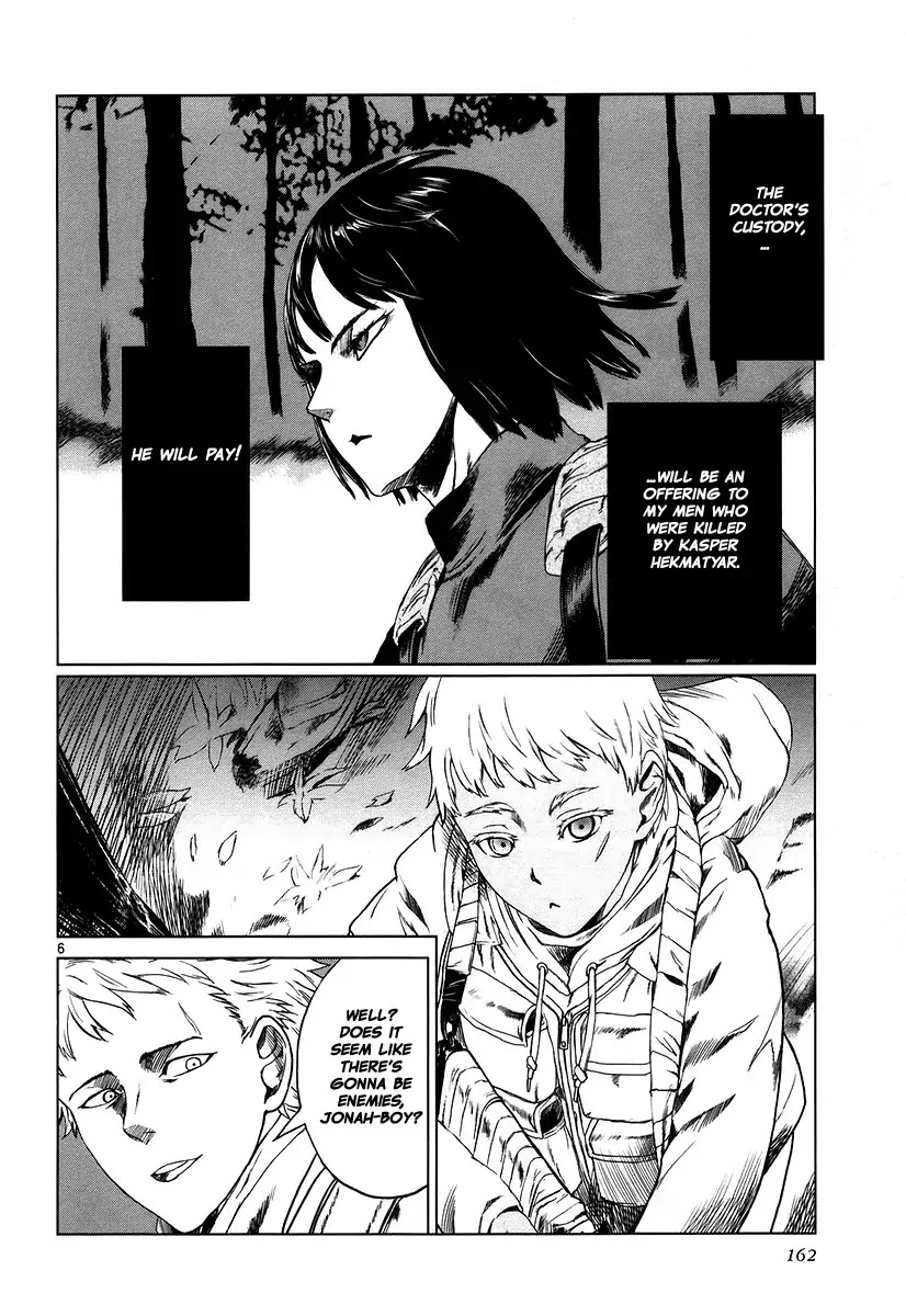 Jormungand Chapter 17 page 5 - Chapter 17: African Golden Butterflies phase.3