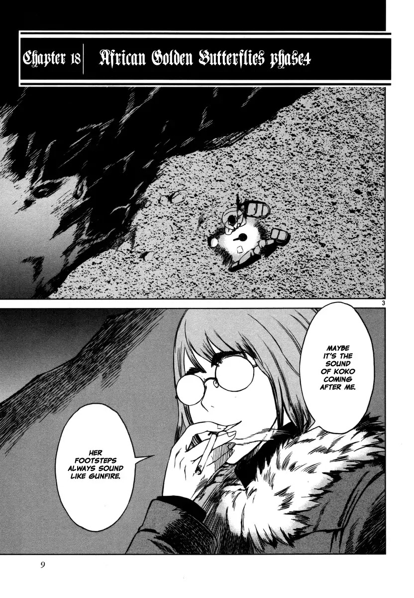 Jormungand Chapter 18 page 11 - Chapter 18: African Golden Butterflies phase.4