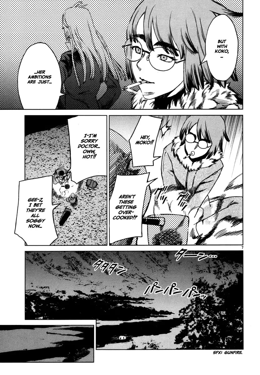 Jormungand Chapter 18 page 15 - Chapter 18: African Golden Butterflies phase.4