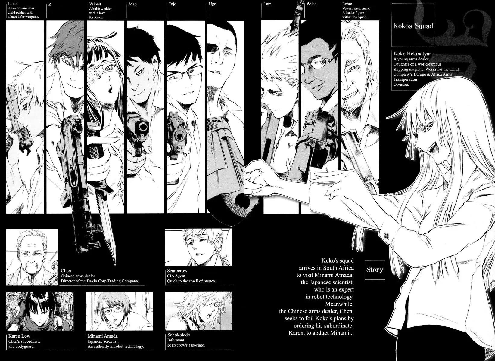Jormungand Chapter 18 page 7 - Chapter 18: African Golden Butterflies phase.4