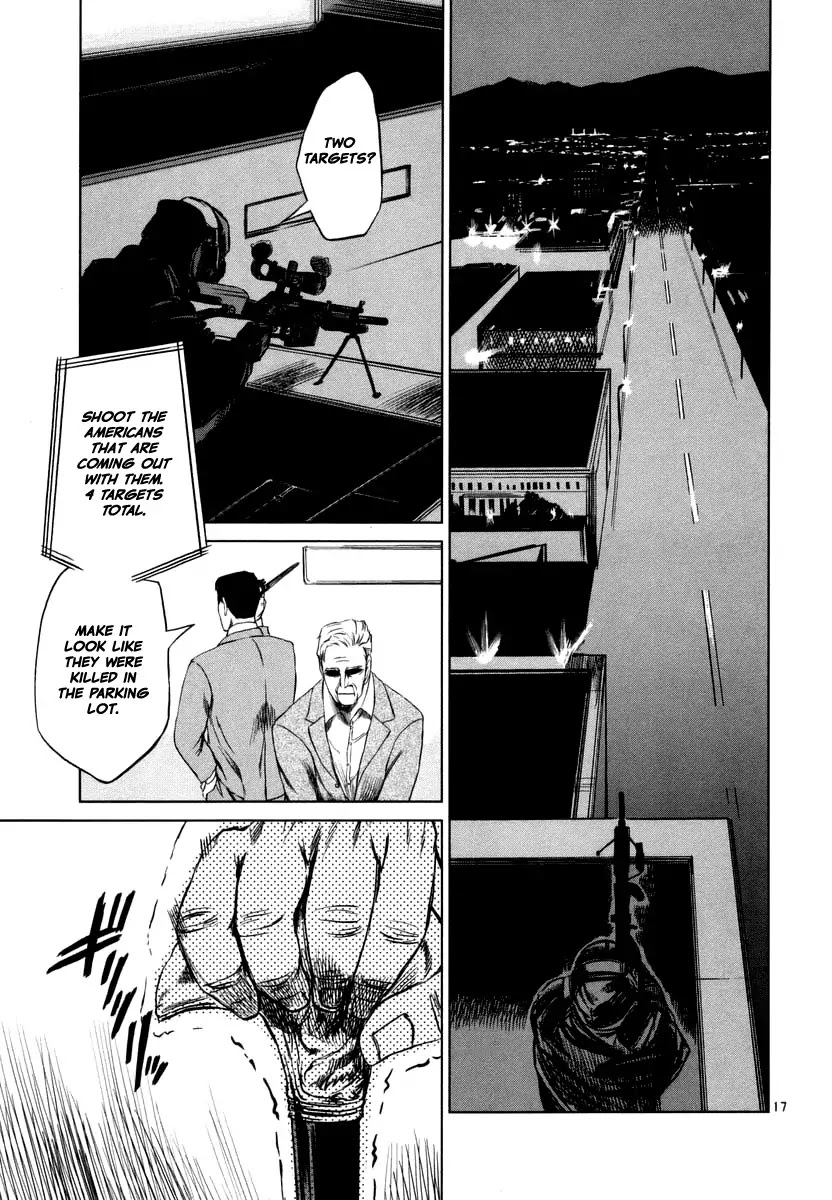 Jormungand Chapter 19 page 17 - Chapter 19: African Golden Butterflies phase.5