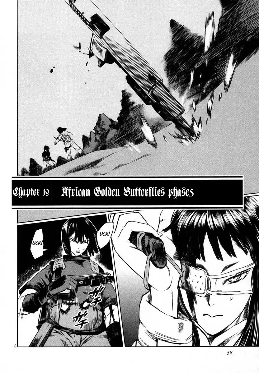 Jormungand Chapter 19 page 2 - Chapter 19: African Golden Butterflies phase.5